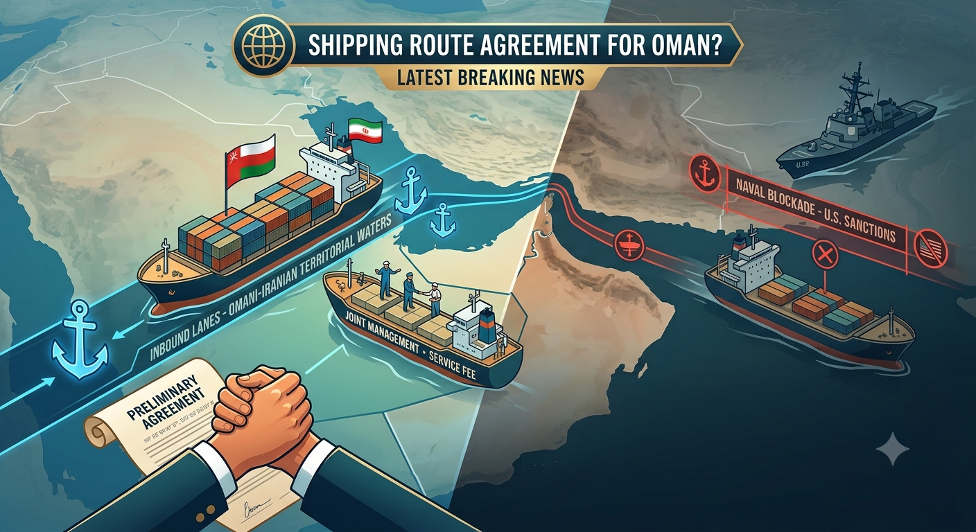 oman shipping corridor open in the straight of hormuz 6th august 2026