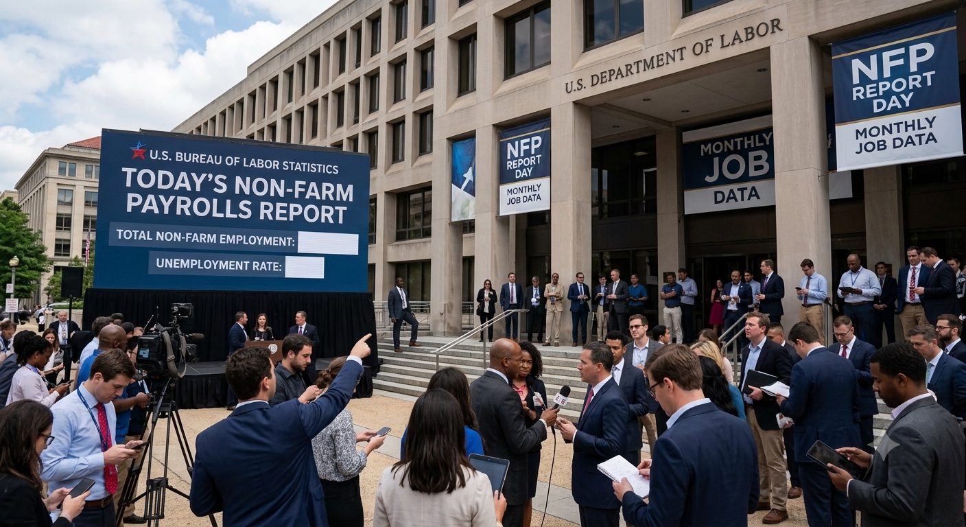 NFP non farm pay rolls US labor market data suprise 7th august