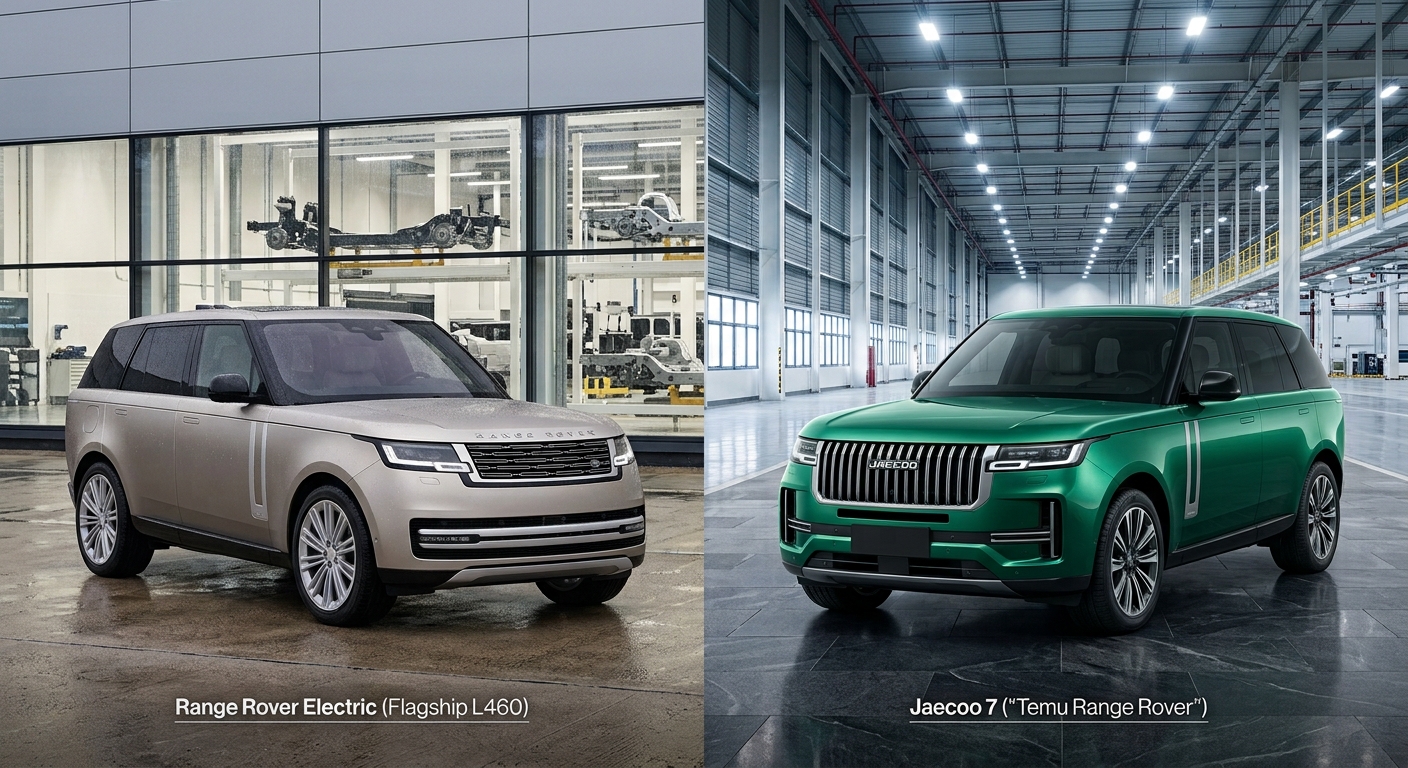 Fully eletric Range Rover vs Jaecoo "the temu range rover"