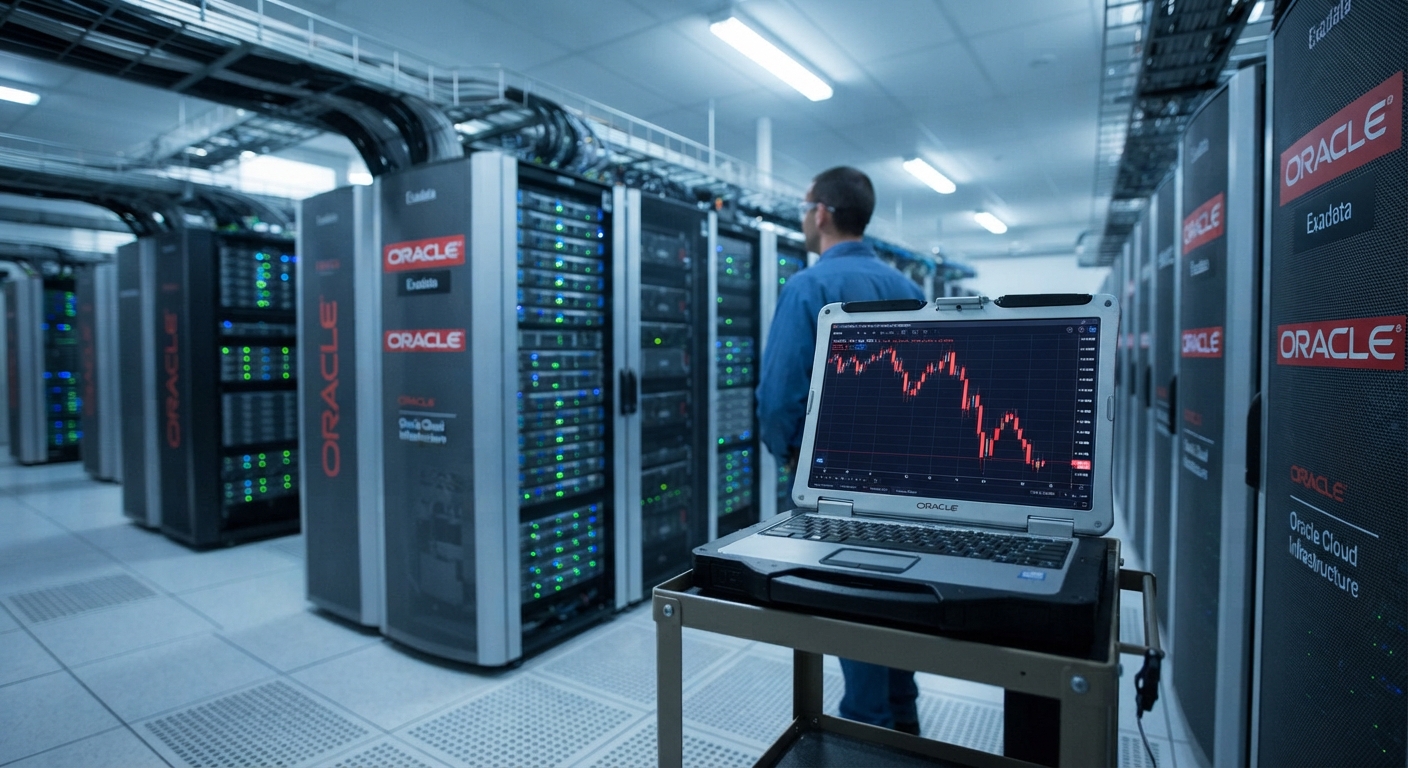 Oracle stock down 6% today