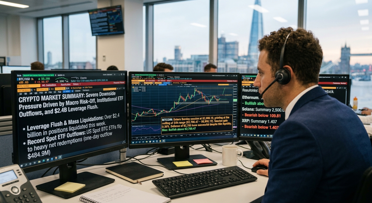 Bitcoin Consolidation at 82,998 Targets 83,000 Resistance Amid Low Volume