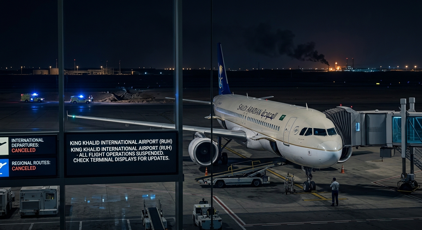 Attacks on Saudi Arabia’s King Khalid International Airport in Riyadh
